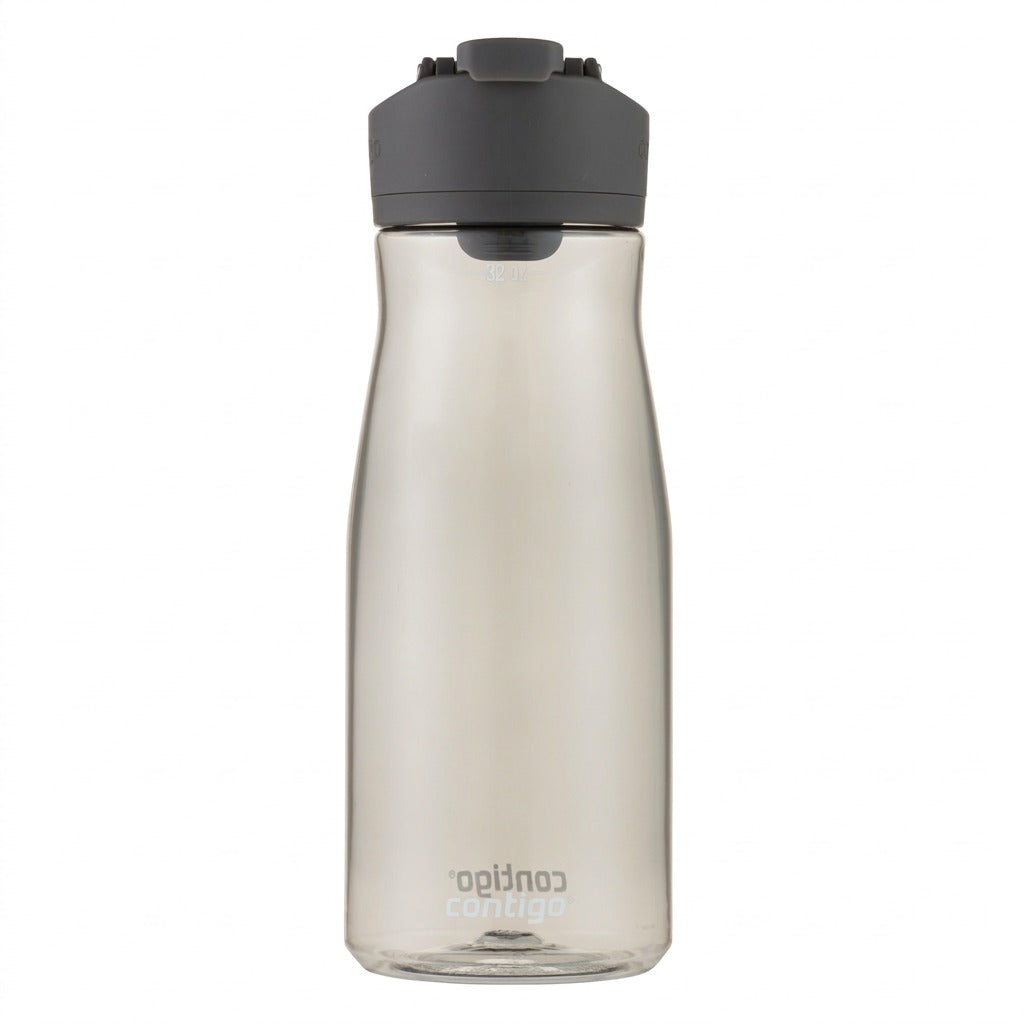 Contigo Cortland 2.0 32 oz water bottle in Sake beige Tritan plastic with AUTOSEAL lid.