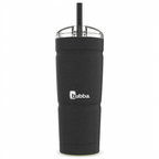 bubba Envy S 24 oz stainless steel tumbler in Licorice — front product view