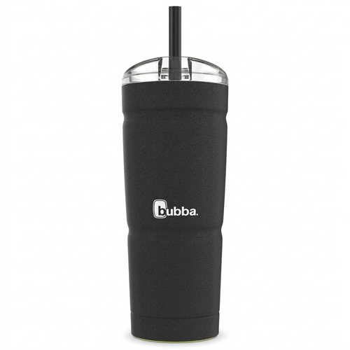 bubba Envy S 24 oz stainless steel tumbler in Licorice — front product view